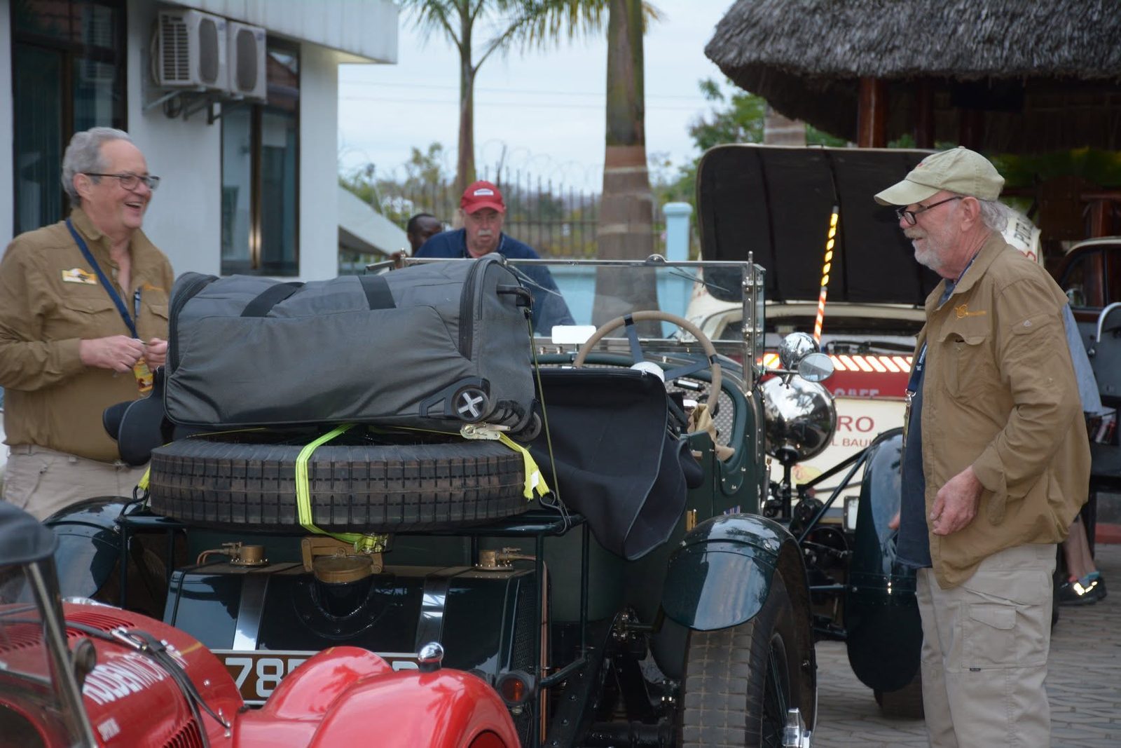 International classic rally guests at Vamos Hotel Mikumi